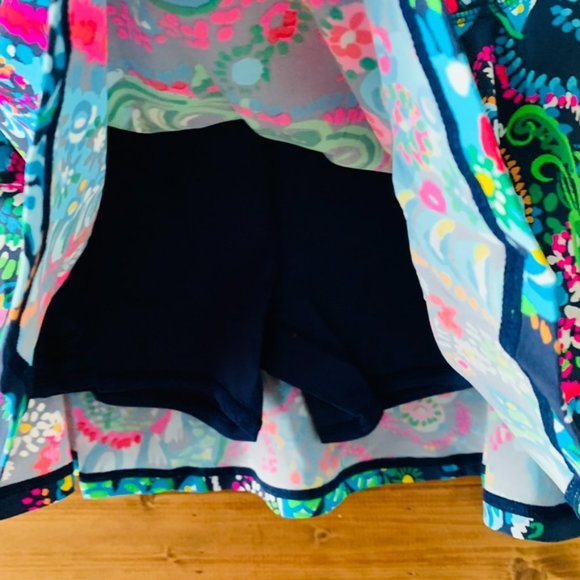 NWT Lilly Pulitzer luxletic aila skort take me out to sea - Picture 4 of 4